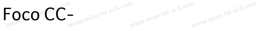 Foco CC字体转换